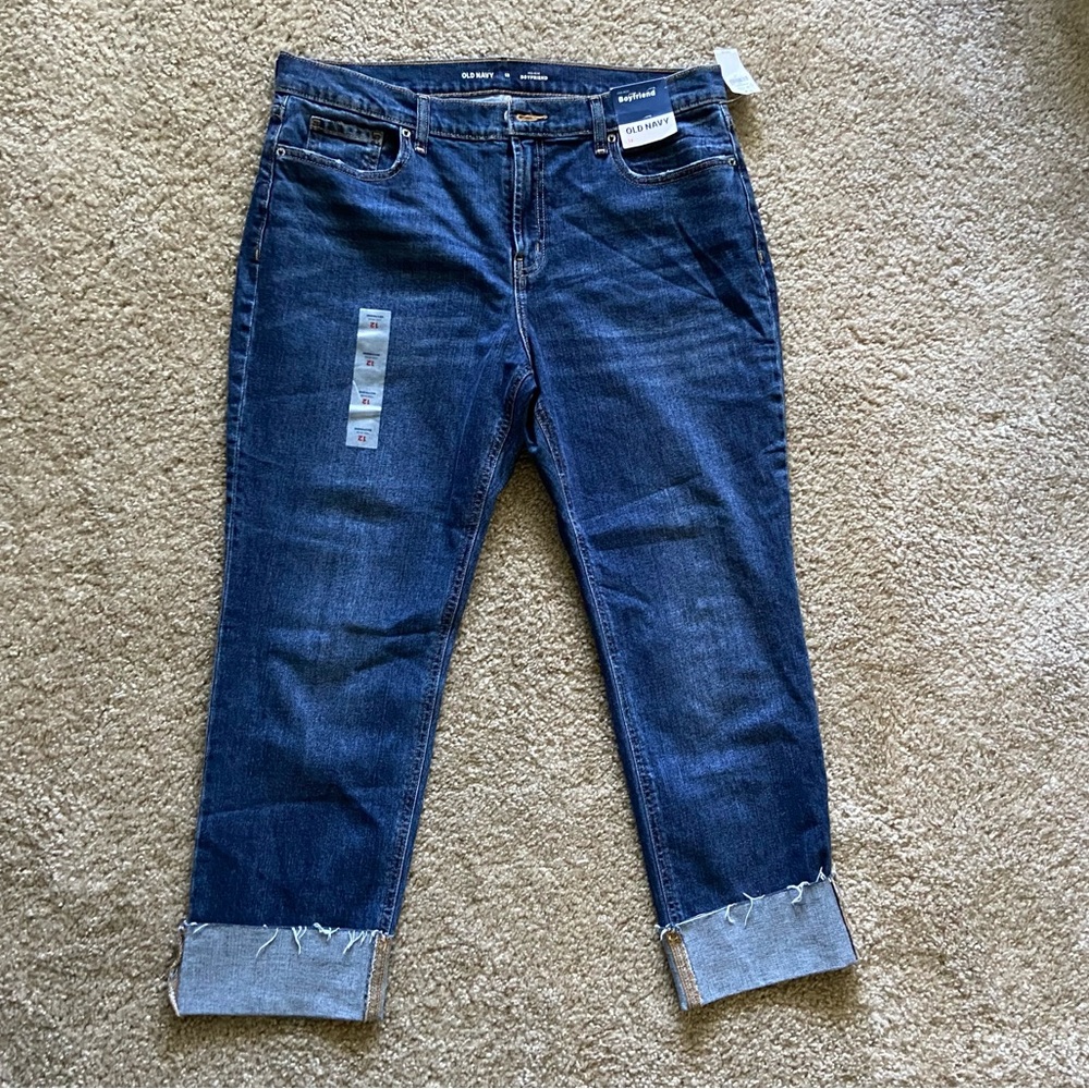 Old Navy Mid Rise Boyfriend Jeans